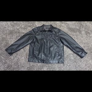 Calvin Clein faux leather jacket